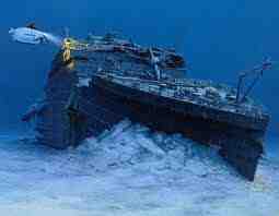 Où la carte du Titanic a-t-elle coulé?